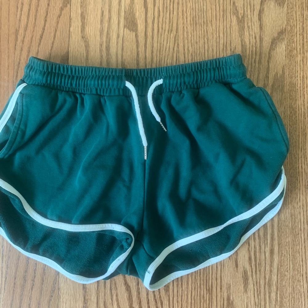 Green shorts